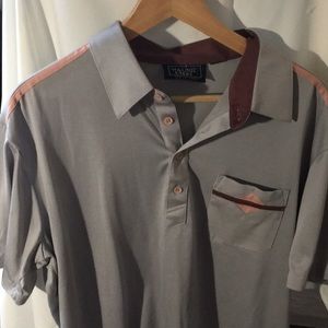 Walnut Creek Grey Polo w/ Pink Accents